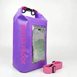 Dry Bag for Outdoor Activities - Waterproof Roll-Top Design with Phone Pocket