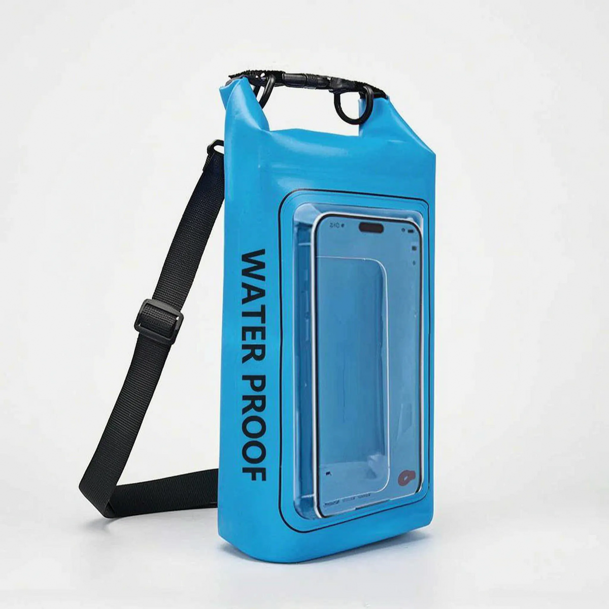 Dry Bag for Outdoor Activities - Waterproof Roll-Top Design with Phone Pocket