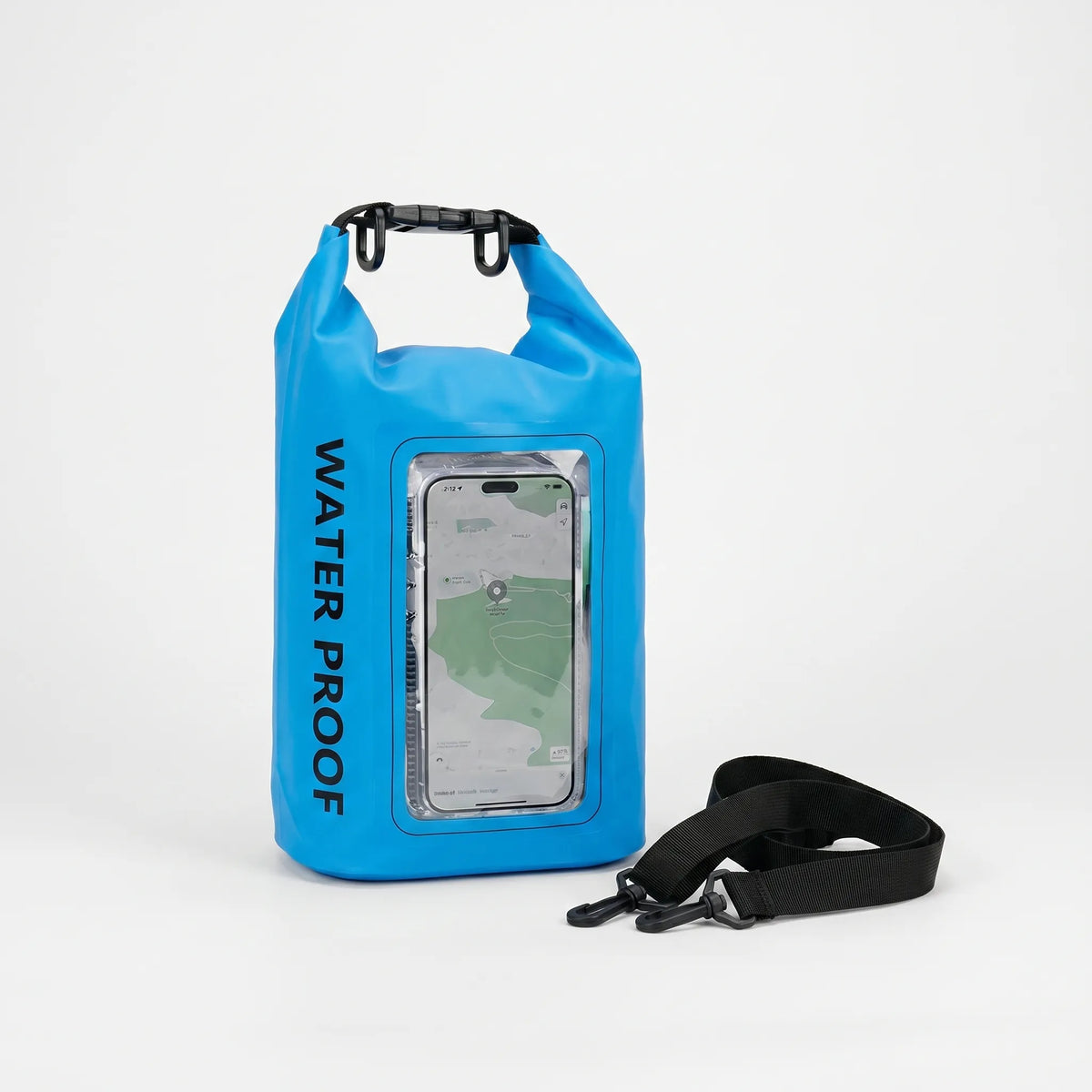Dry Bag for Outdoor Activities - Waterproof Roll-Top Design with Phone Pocket