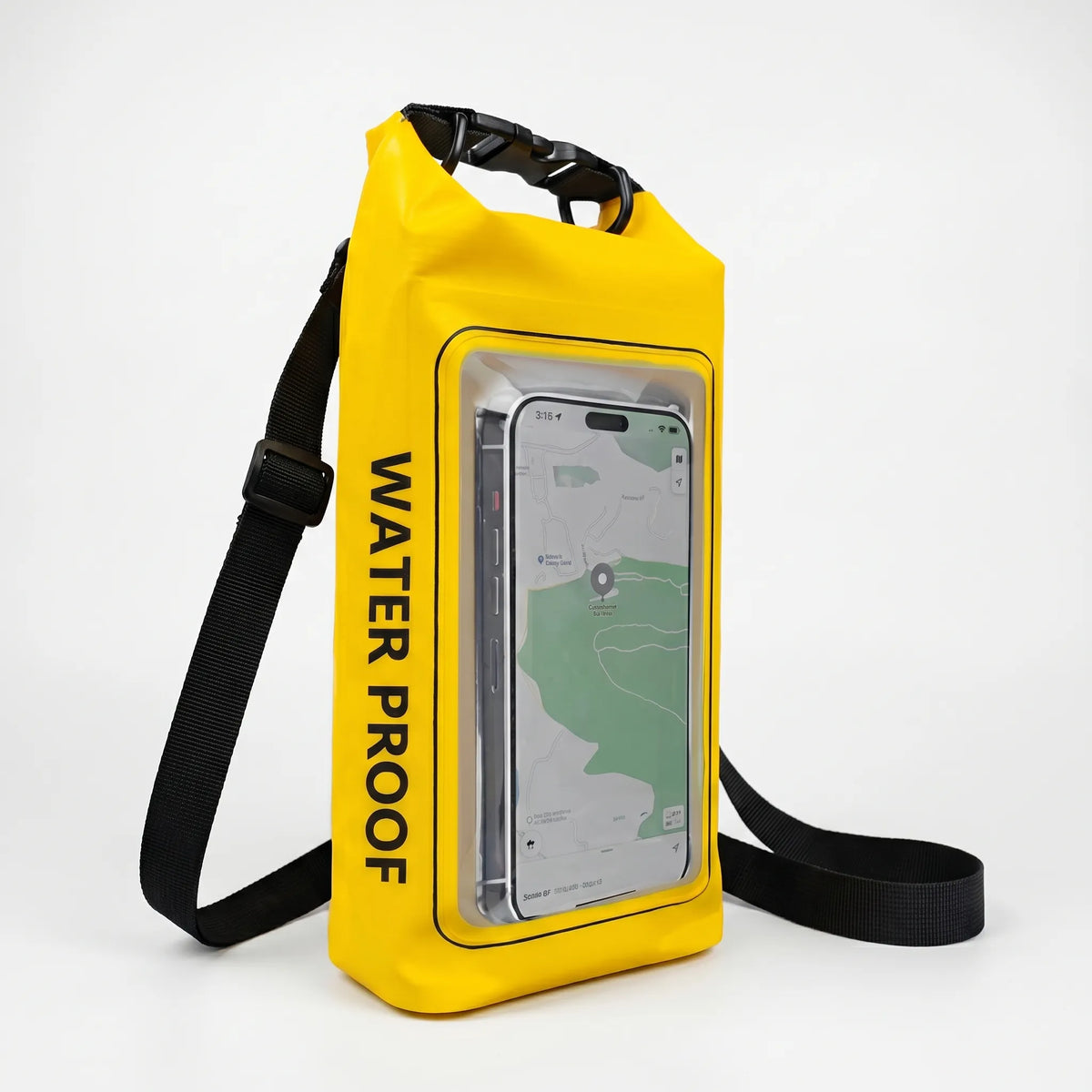 Dry Bag for Outdoor Activities - Waterproof Roll-Top Design with Phone Pocket