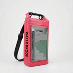 Dry Bag for Outdoor Activities - Waterproof Roll-Top Design with Phone Pocket
