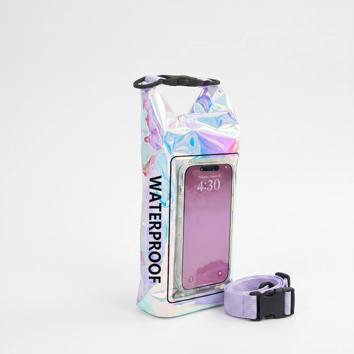 Dry Bag for Outdoor Activities - Waterproof Roll-Top Design with Phone Pocket