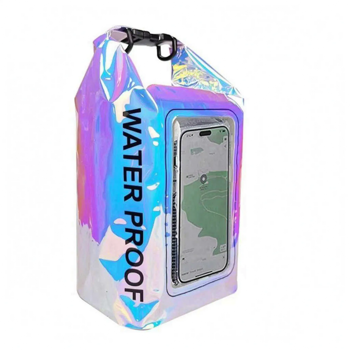 Dry Bag for Outdoor Activities - Waterproof Roll-Top Design with Phone Pocket