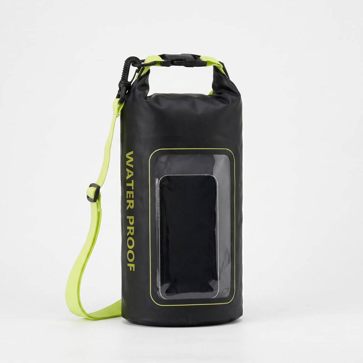 Dry Bag for Outdoor Activities - Waterproof Roll-Top Design with Phone Pocket