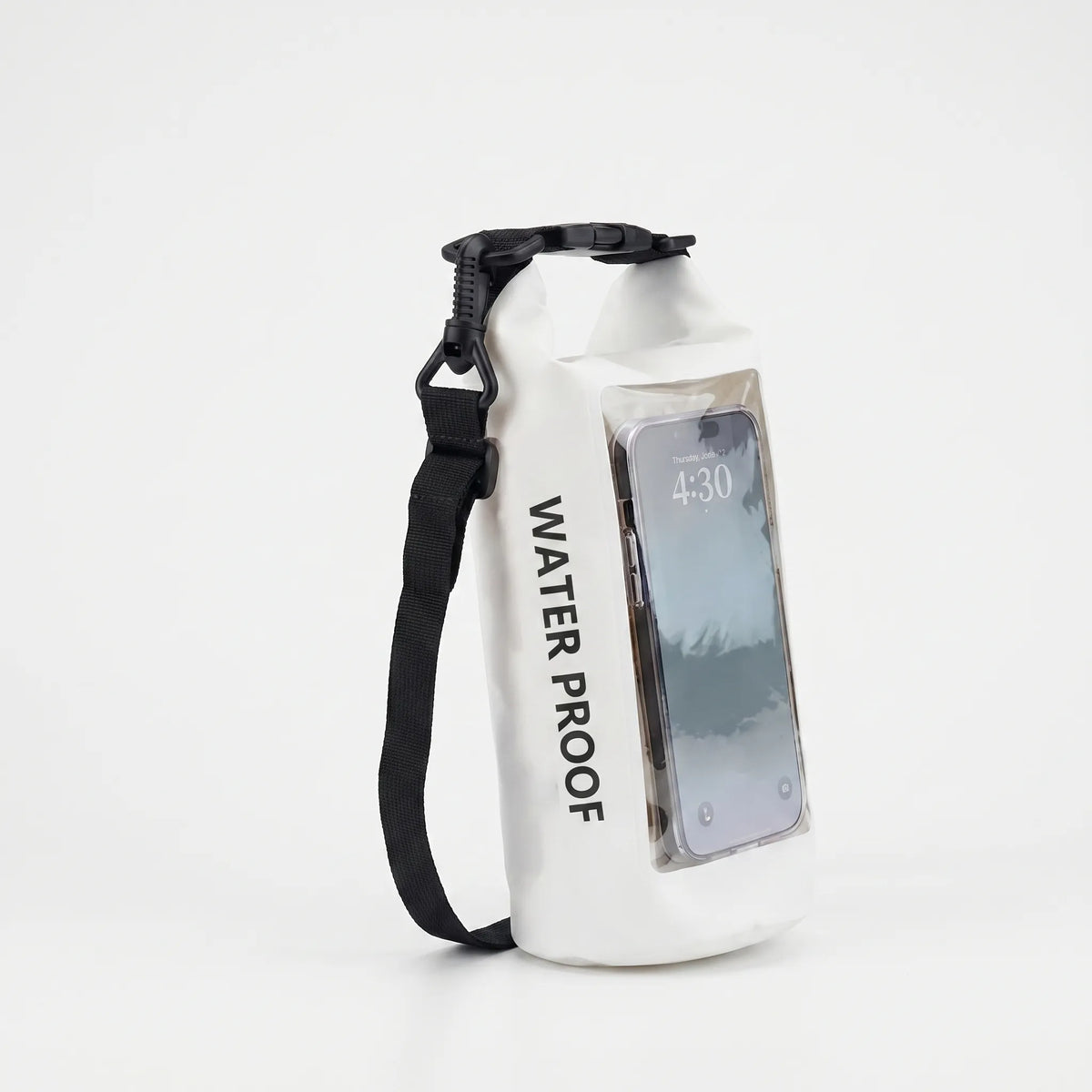 Dry Bag for Outdoor Activities - Waterproof Roll-Top Design with Phone Pocket