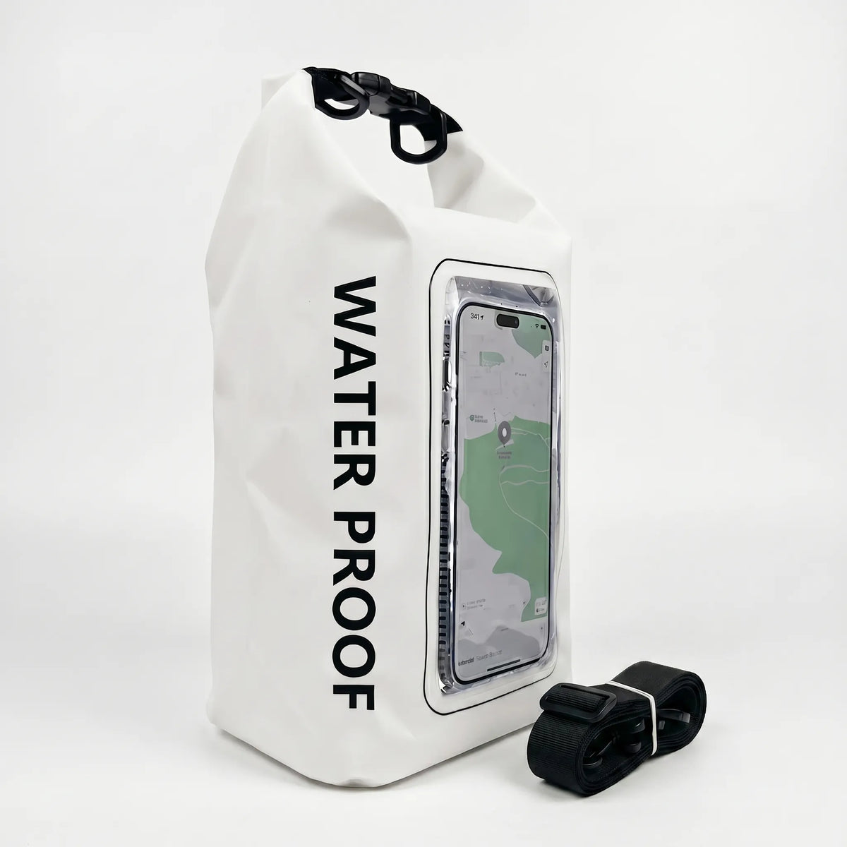 Dry Bag for Outdoor Activities - Waterproof Roll-Top Design with Phone Pocket