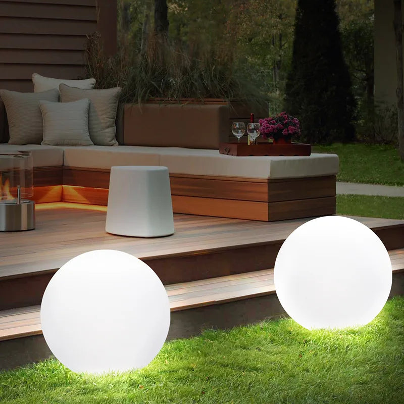 Wasserdichte Solar-Gartenballlampen – RGB LED Beleuchtung für außen