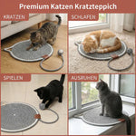 2-in-1 Katzenkratzmatte und Spielunterlage CatJoy
