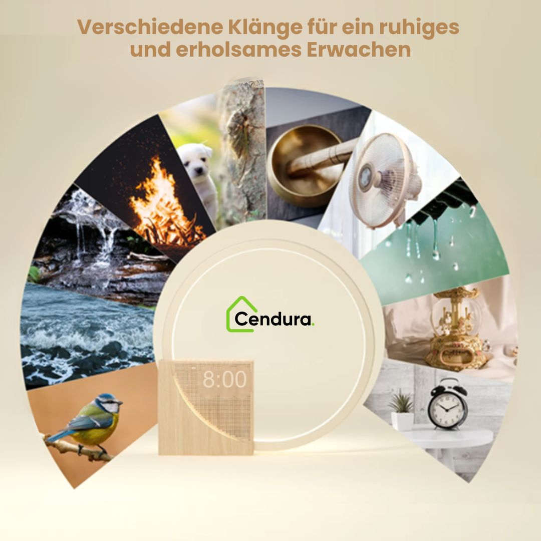 Sanfter Sonnenaufgang Wecker mit Ladefunktion für erholsame Nächte