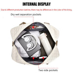 Stylische Weekender-Tasche mit Schuhfach für Reisen & Sport