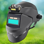 Schweißhelm mit Auto-Dunkelung und Stirnlampe