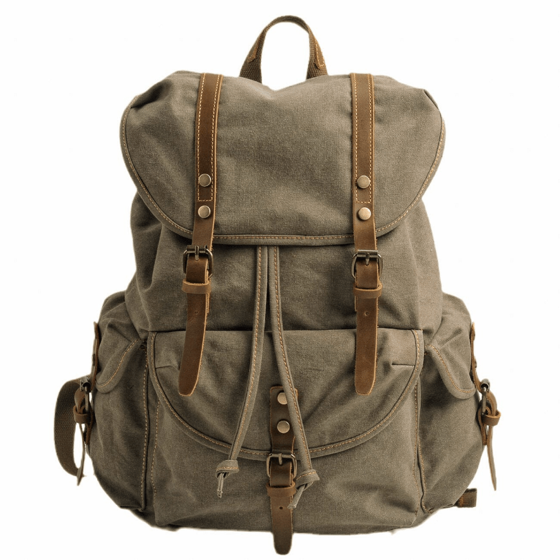 Taktischer Rucksack aus robustem Segeltuch – Vielseitig und Langlebig