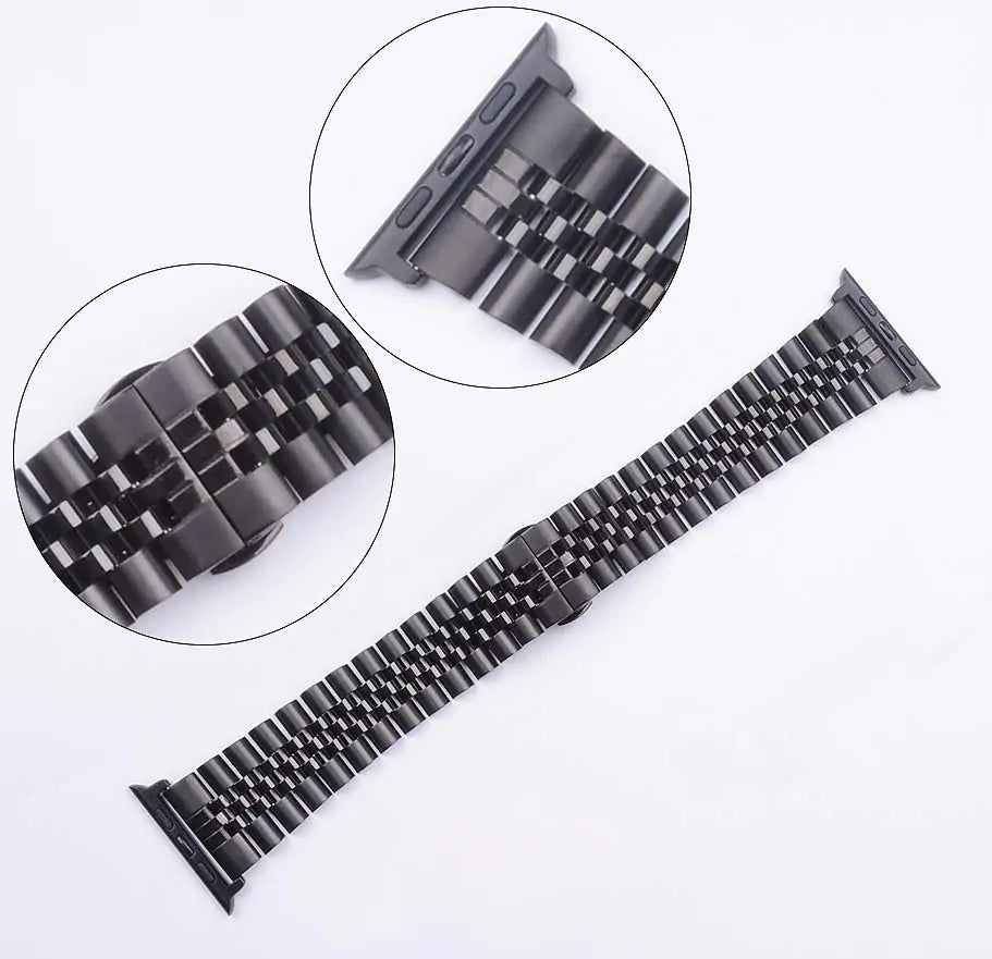 Elegantes Edelstahlarmband für die Apple Watch