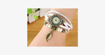 Naturinspirierte Vintage-Uhr im Boho-Stil