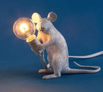 Unique Home Decor Accent Lamp in Whimsical Mouse Design