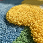 Meadow Design Area Rug – Floral Pattern for Home Interiors