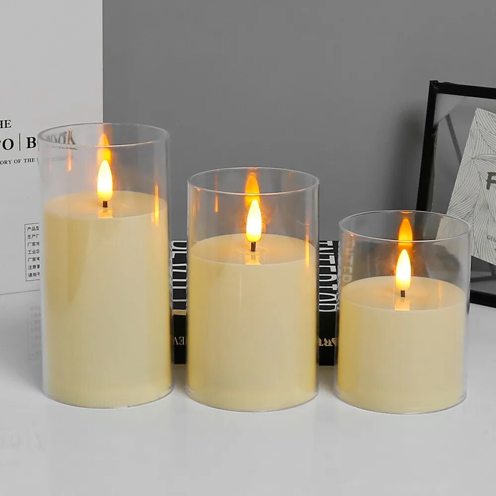 Warm light without risk - LED Candle Set with Remote Control