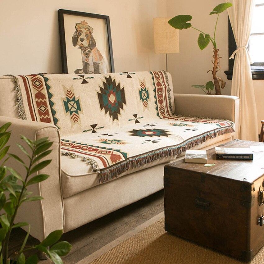 Gemütliche Sofa-Decke aus Baumwolle für jeden Anlass