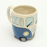 GroovyCup Campingbecher – Retro Keramik Kaffeetasse 330ml