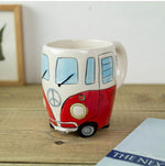 GroovyCup Campingbecher – Retro Keramik Kaffeetasse 330ml
