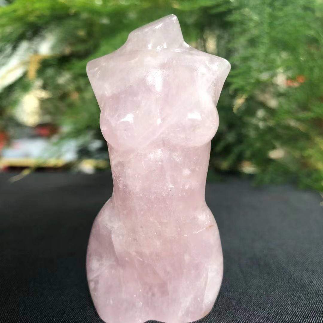 Liebesstein | Skulptur aus Rosenquarz für Harmonie