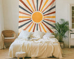 Wandteppich mit sonnigem Motiv für ein harmonisches Ambiente