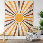 Wandteppich mit sonnigem Motiv für ein harmonisches Ambiente