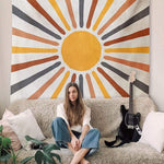 Wandteppich mit sonnigem Motiv für ein harmonisches Ambiente