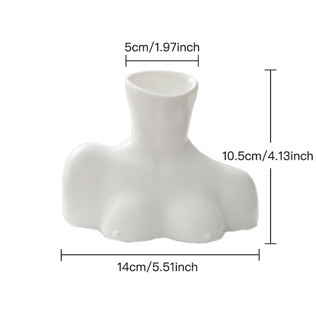 Feminine Eleganz | Figurative Blumenvase für Ihr Zuhause