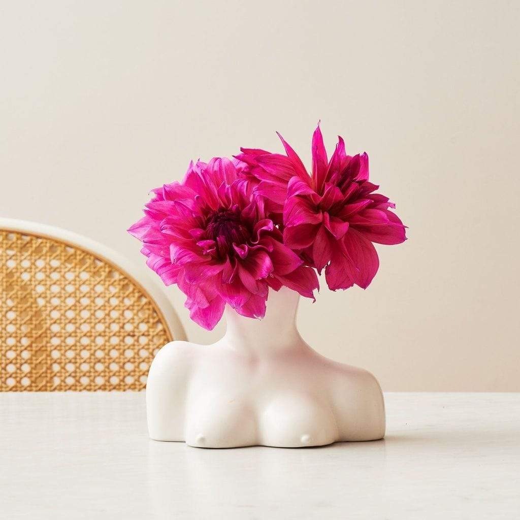 Feminine Eleganz | Figurative Blumenvase für Ihr Zuhause