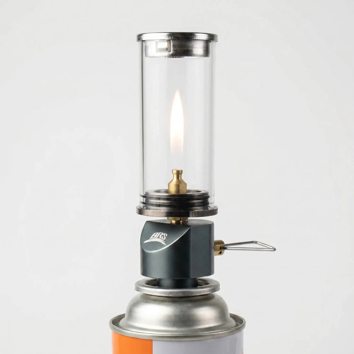 Outdoor Camping Lamp with Windproof Gas Candle for Ambiance