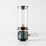 Outdoor Camping Lamp with Windproof Gas Candle for Ambiance