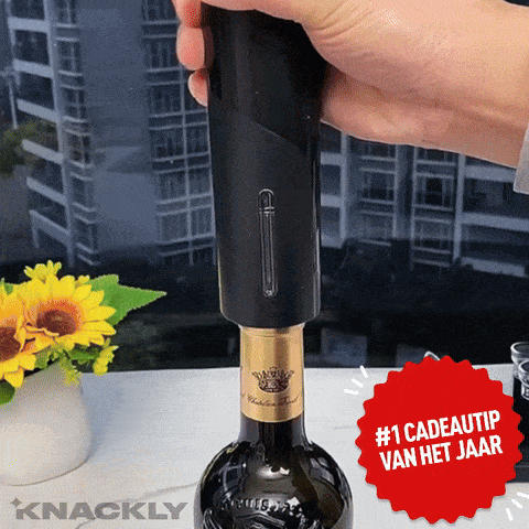 Automatic Wine Opener VinoEase | Elegant Corkscrew with Rechargeable Battery | High-Quality Materials for Effortless Cork Removal