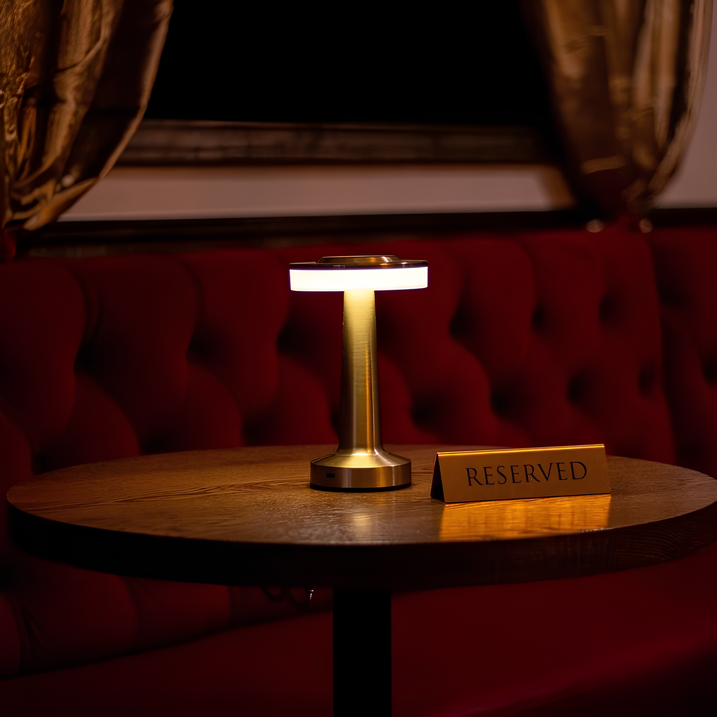 Elegante Wireless Tischlampe - LumiGlow