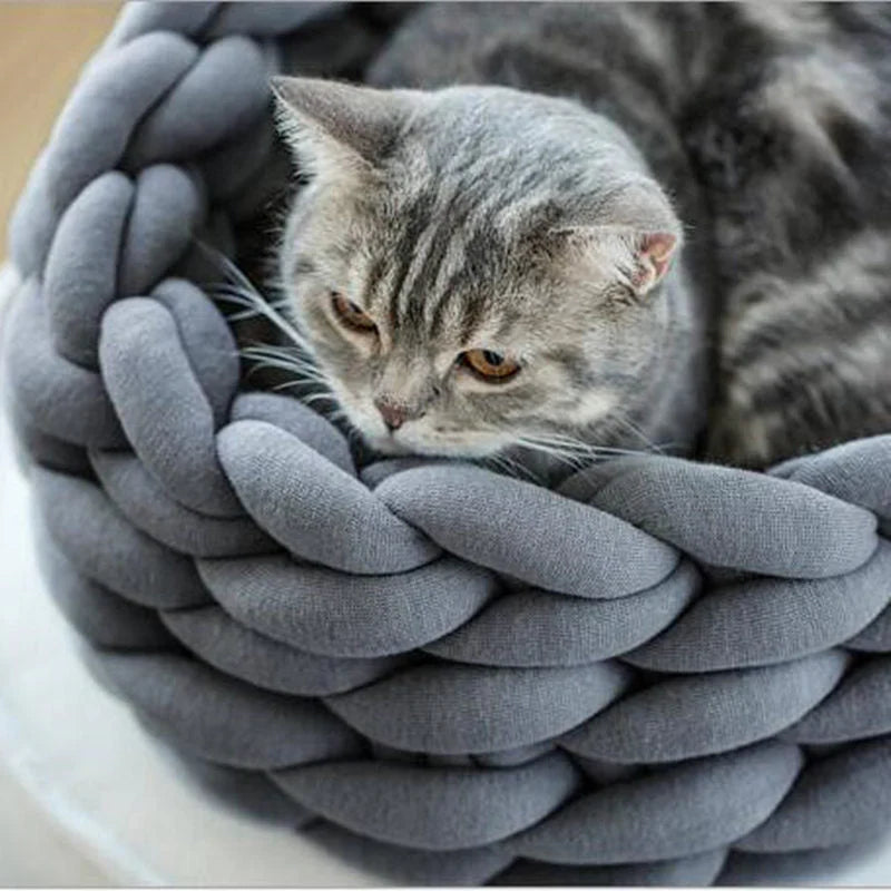 Gemütlicher Tierkorb – Ideal für Katzen und kleine Hunde