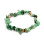 Adjustable Bracelet with Natural Stone Crystal Beads for Women