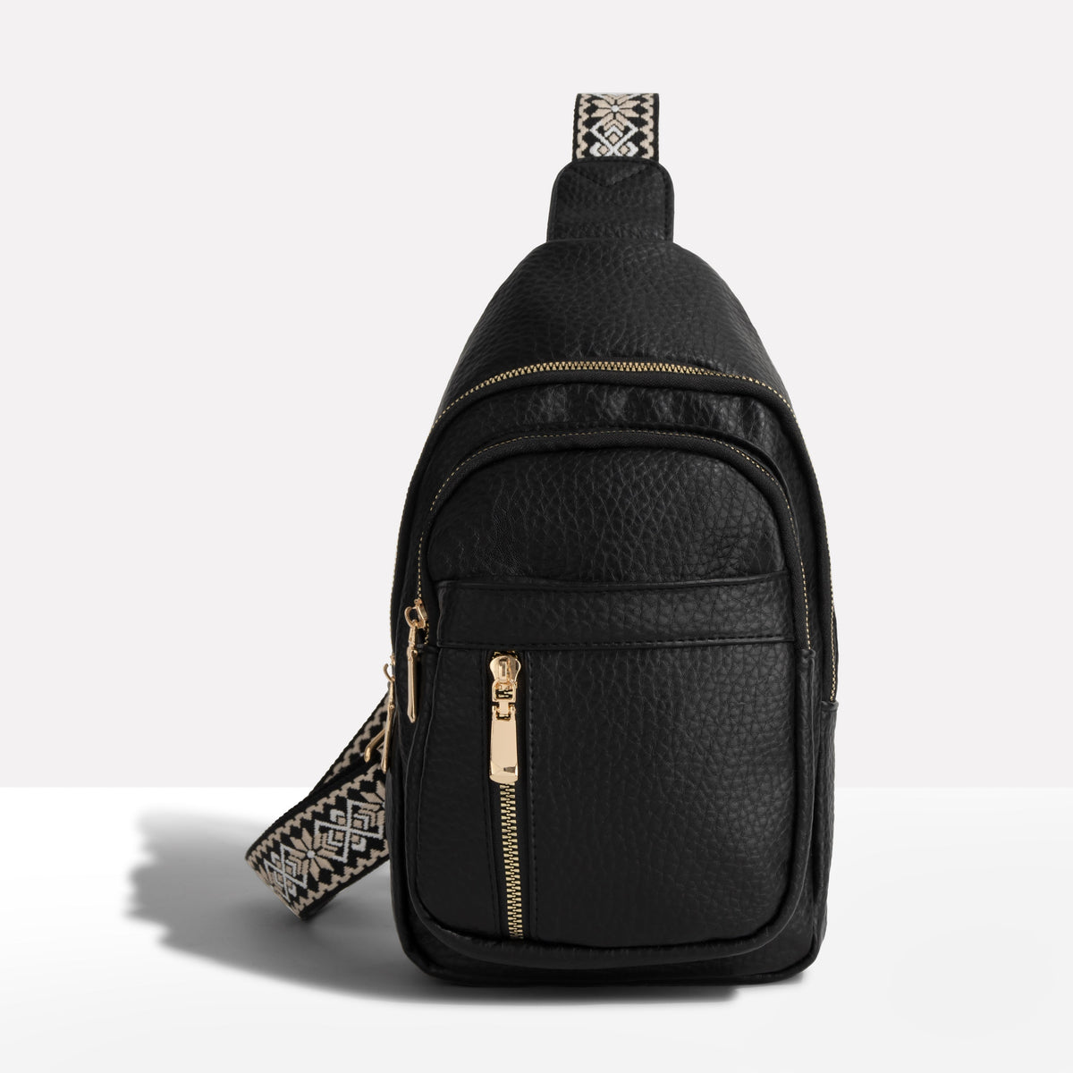Decorative Strap Sling Backpack for Women - Anti-Theft Design