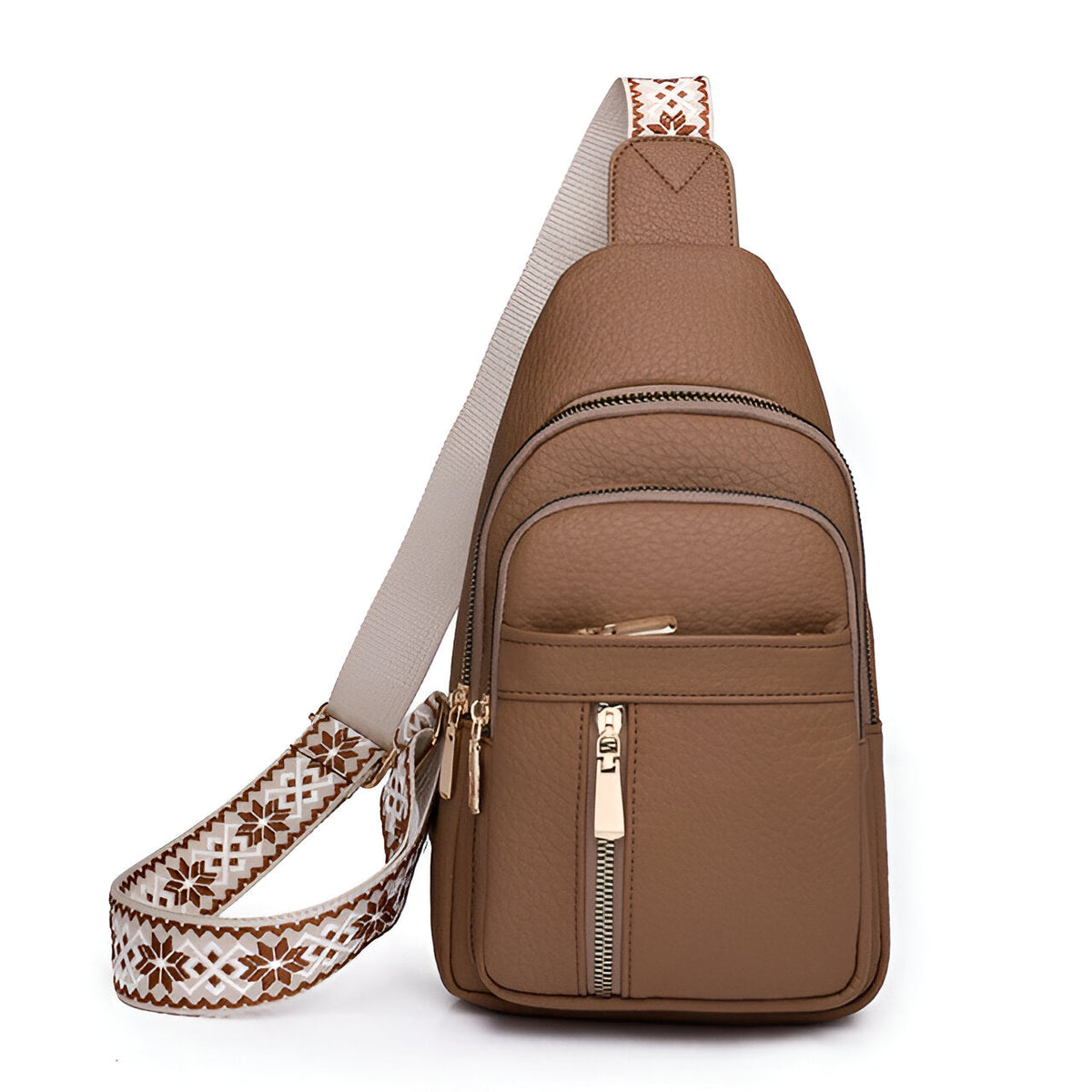 Decorative Strap Sling Backpack for Women - Anti-Theft Design