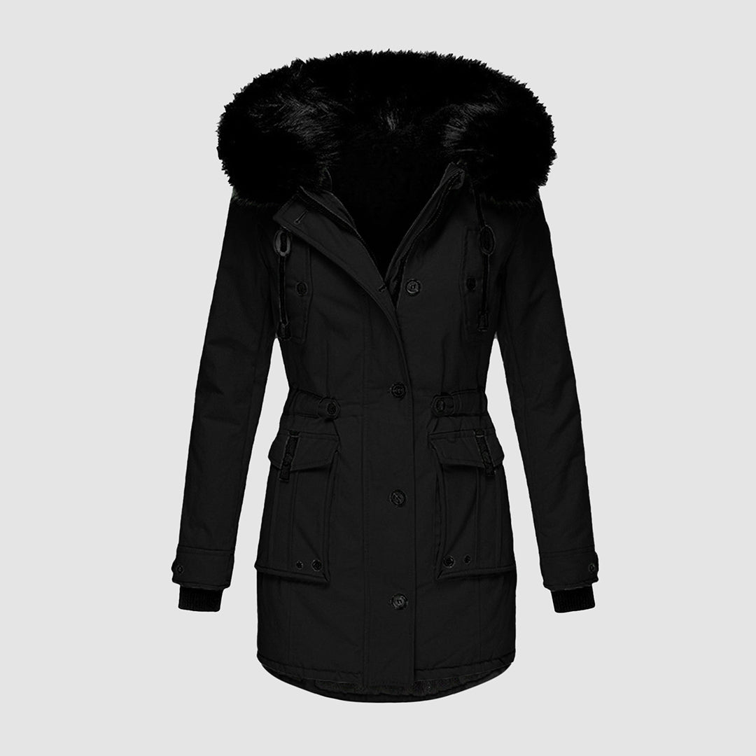 Insulated Hooded Parka for Women – Warm and Weather-Resistant Winter Coat