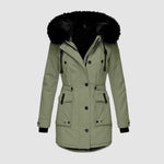 Insulated Hooded Parka for Women – Warm and Weather-Resistant Winter Coat