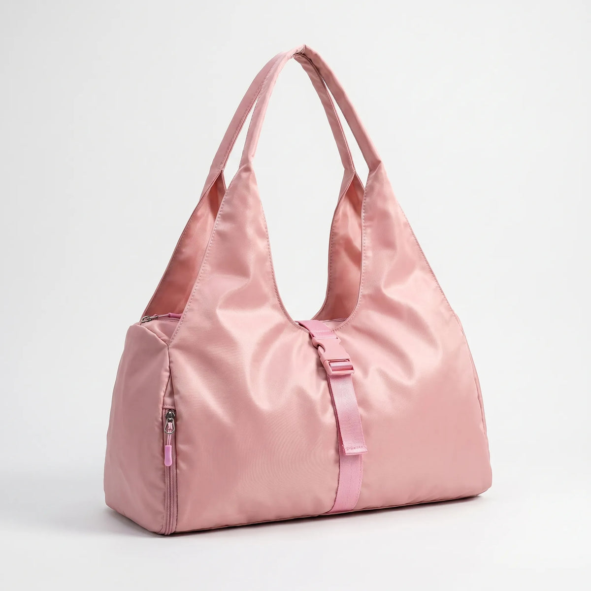 Spacious Gym Duffel Bag for Women with Separate Shoe Pocket