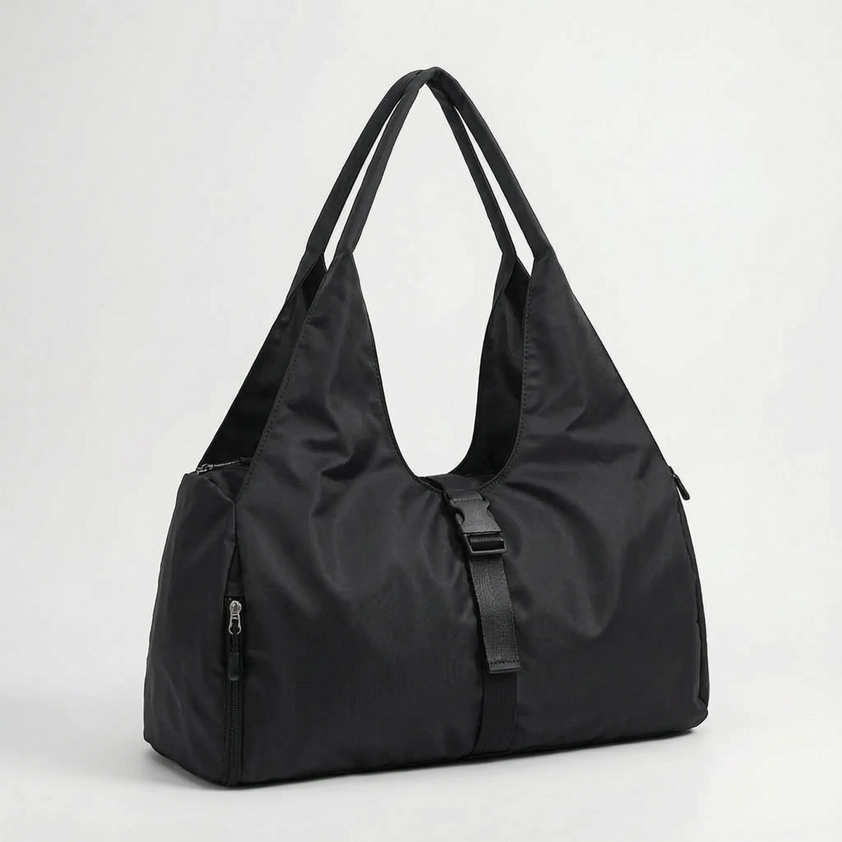 Spacious Gym Duffel Bag for Women with Separate Shoe Pocket