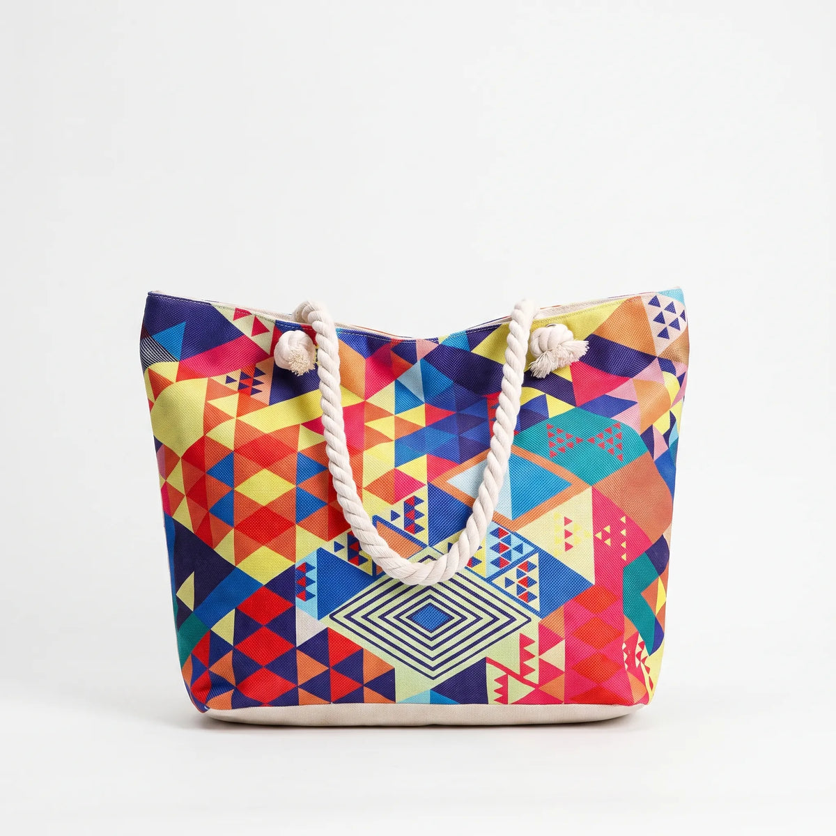 Summer Beach Tote Bag for Women with Print Design