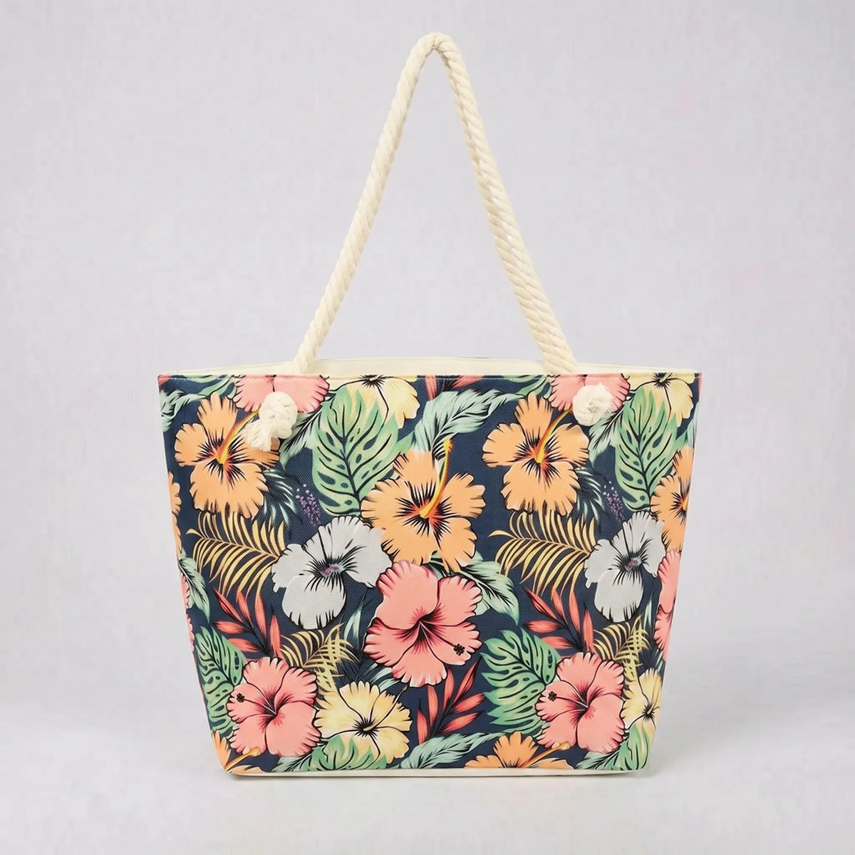 Summer Beach Tote Bag for Women with Print Design