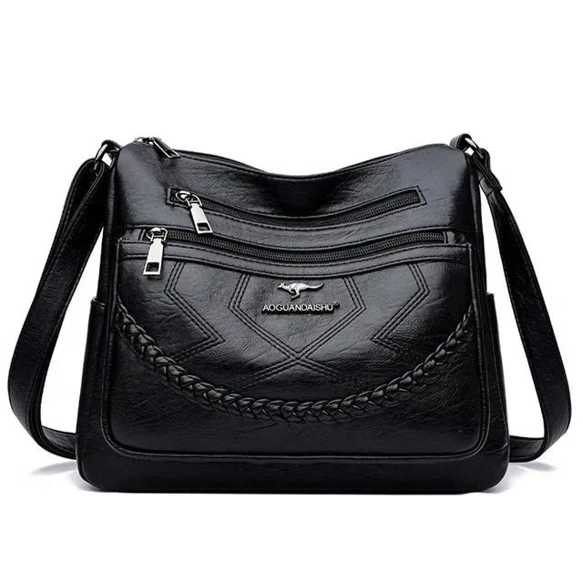 Soft Leather Shoulder Bag for Women - Chic Daily Style