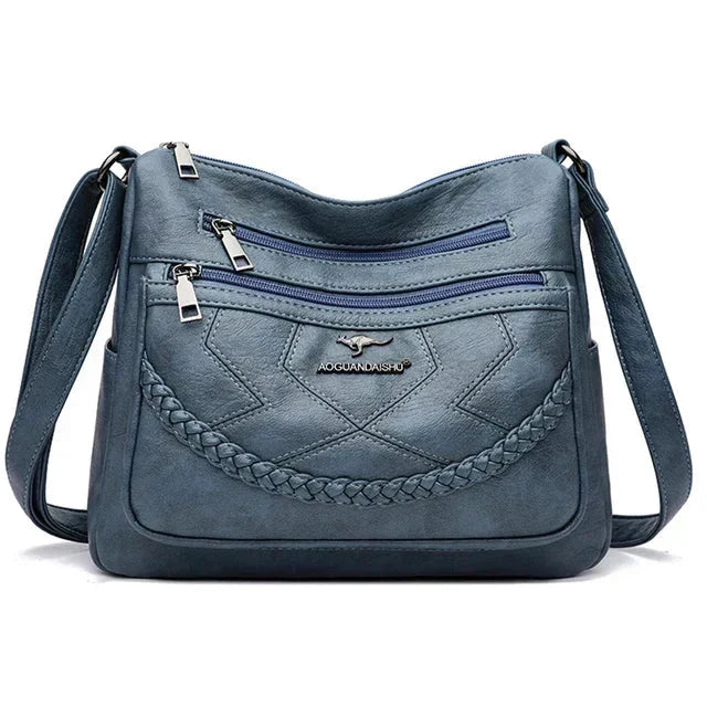 Soft Leather Shoulder Bag for Women - Chic Daily Style