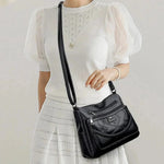 Soft Leather Shoulder Bag for Women - Chic Daily Style
