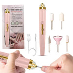 Electric Nail Buffer and Manicure Set for Women – Portable Design
