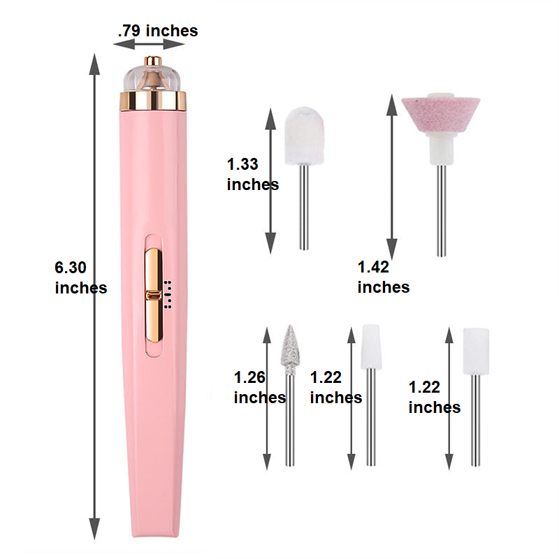 Electric Nail Buffer and Manicure Set for Women – Portable Design