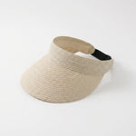 Travel Sun Visor Hat for Women with Roll-Up Design